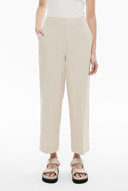 Linen Crop Pant