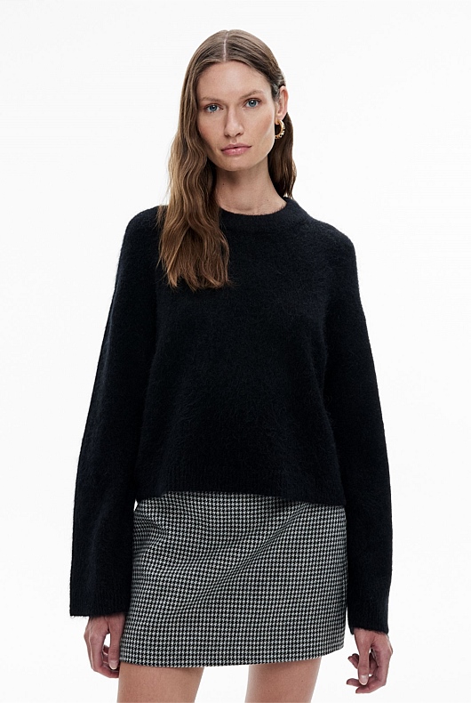 Fluffy Crew Knit