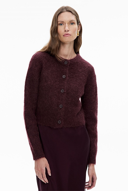 Fluffy Crew Cardigan