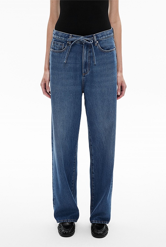 Drawcord Denim Jean