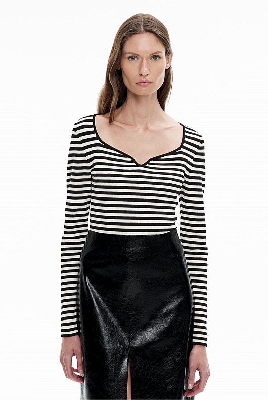 Shaped Neck Bodysuit