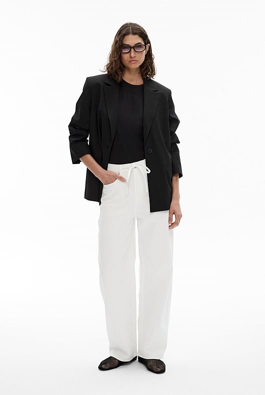 Drawcord Denim Jeans
