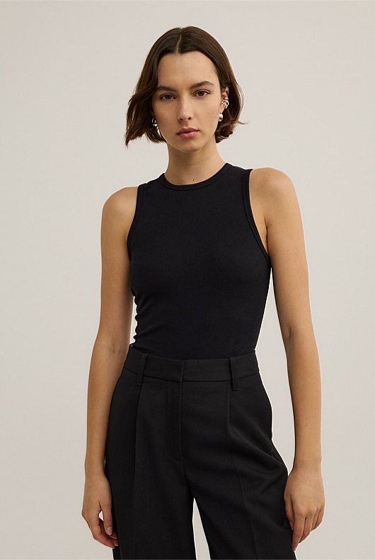 High Front Tank Top