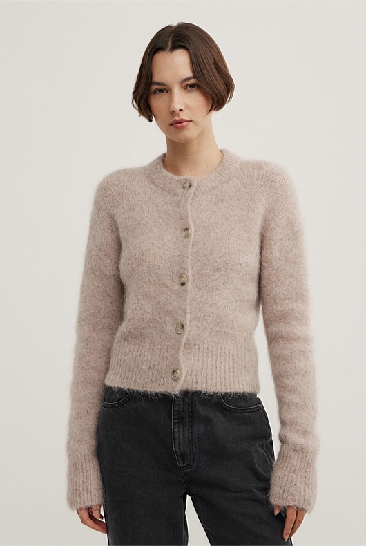 Fluffy Crew Cardigan