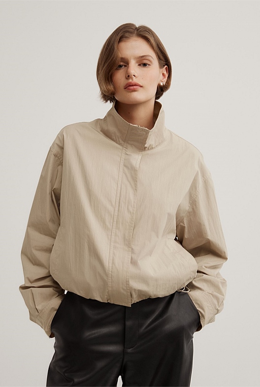 Funnel Zip Through Jacket