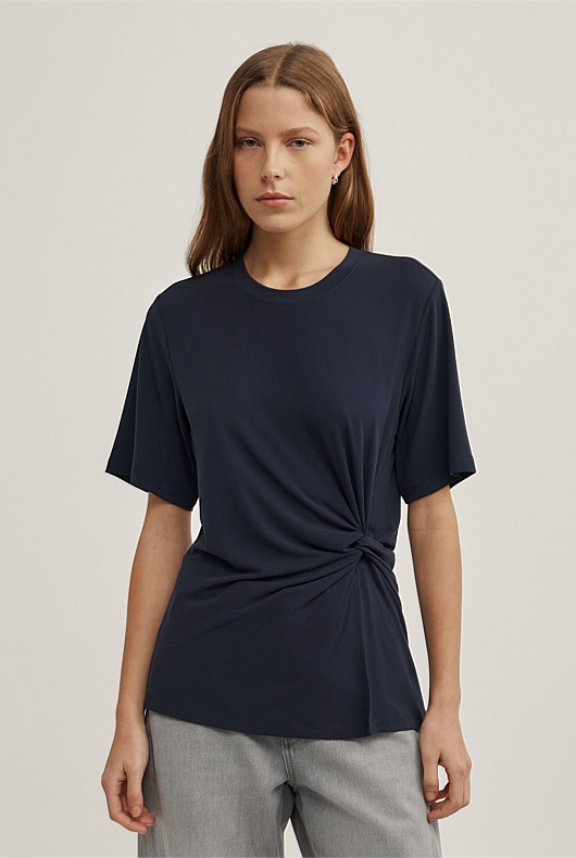 Twist Detail T-Shirt