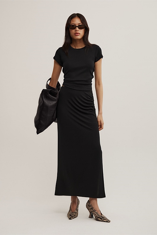 Side Gather Skirt