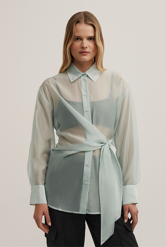 Button Tie Up Shirt