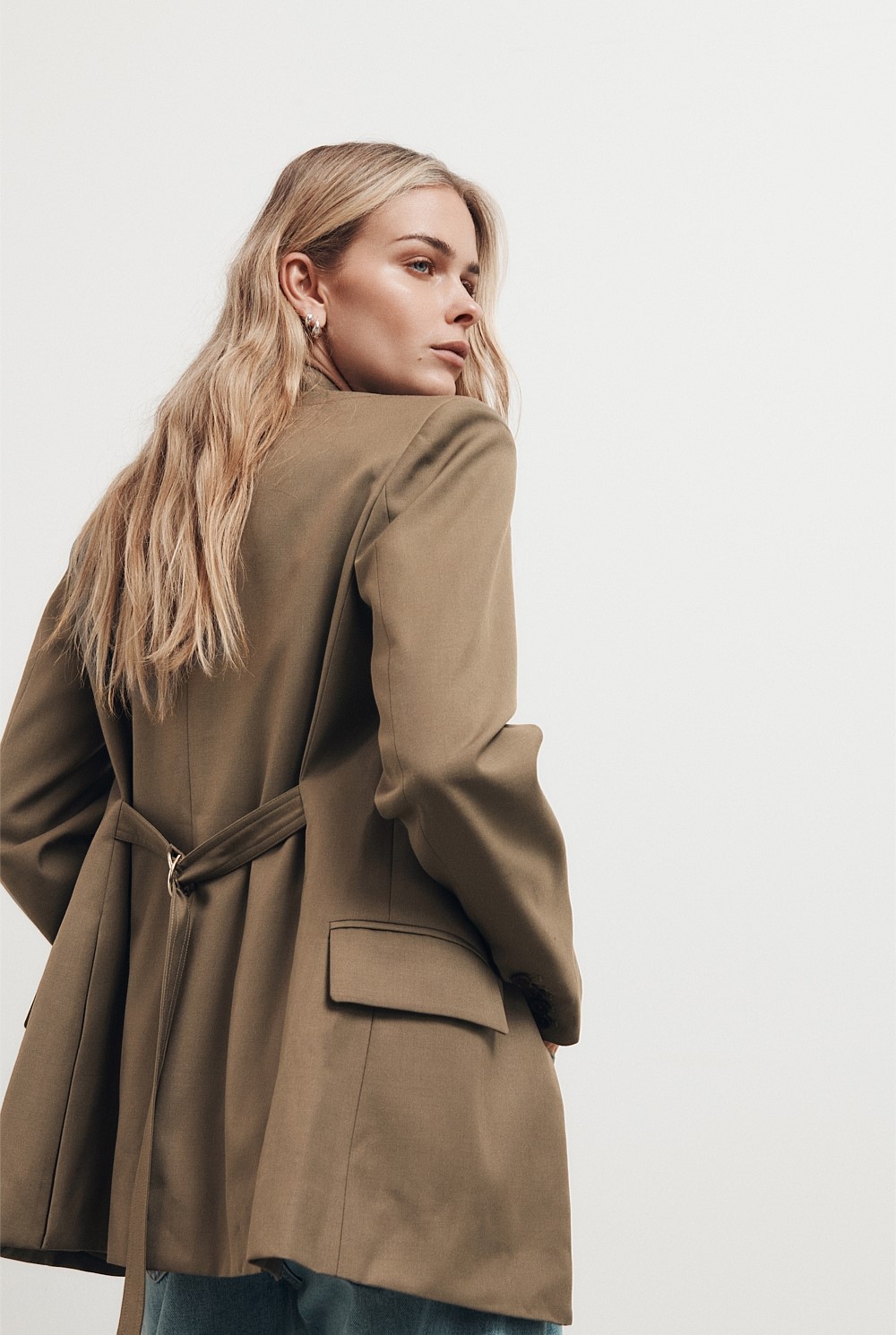 Tab Detail Blazer