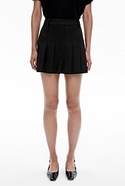 Pleat Mini Skirt