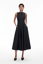 Panelled Midi Dress