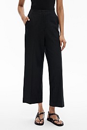 Linen Crop Pants