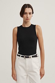 Crew Rib Tank Top