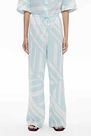 Bias Linen Pants