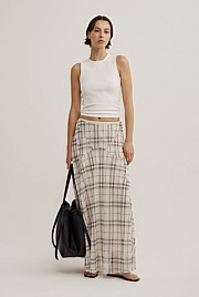 Basque Maxi Skirt