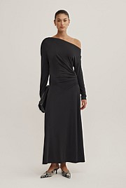 Long Sleeve Off Shoulder Dress