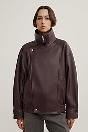 Funnel Neck Bomber Jacket