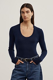 Merino Scoop Knit