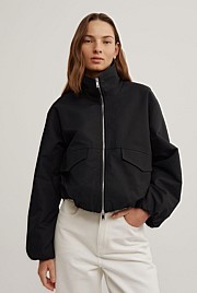 Funnel Bomber Jacket
