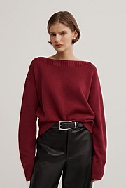 Boat Neck Knit