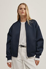 Satin Bomber Jacket