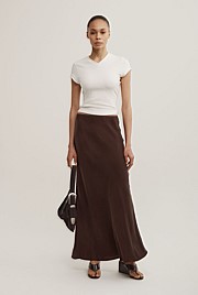 Cupro Slip Skirt