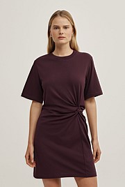 Twist Detail Mini Dress