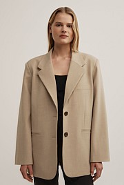 Wrap Front Blazer