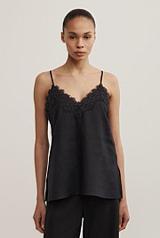 Linen Lace Camisole