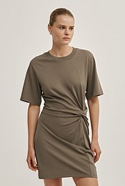 Twist Detail Mini Dress