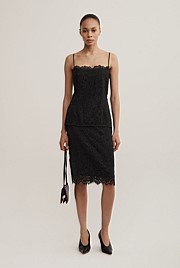 Lace Midi Skirt