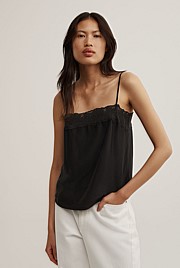 Cropped Lace Camisole
