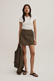 Wrap Tie Skirt