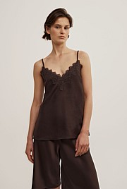 Linen Lace Camisole