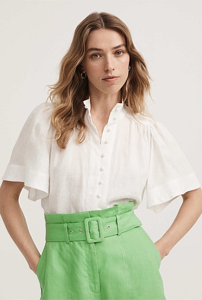 Noelle | Women’s Airy Cotton-Linen Blouse