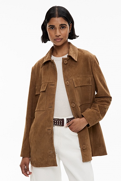 Rust Suede Rust Suede Jacket - Women's Jackets | Witchery