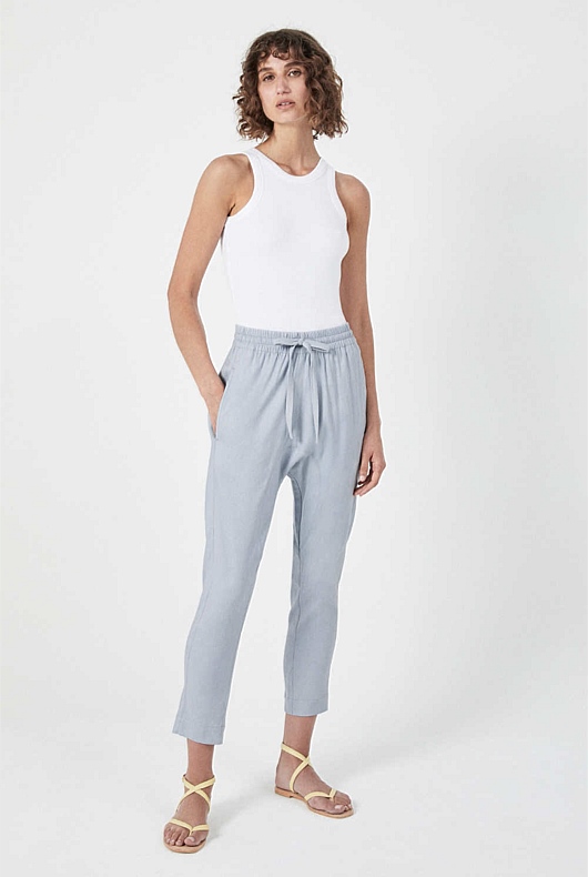 Capri Pants For Women,2025 Casual Linen Pants Women Summer