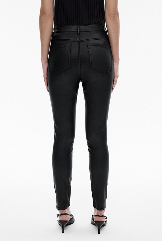 Black Coated 7/8 Skinny Jean - Women's Skinny Jeans | Witchery