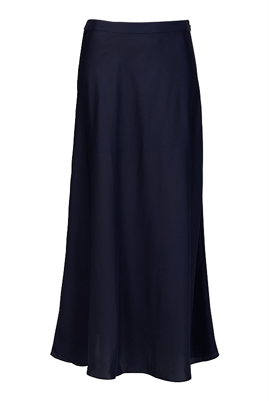 Strong Blue Bias Maxi Skirt - Women's A Line Skirts | Witchery