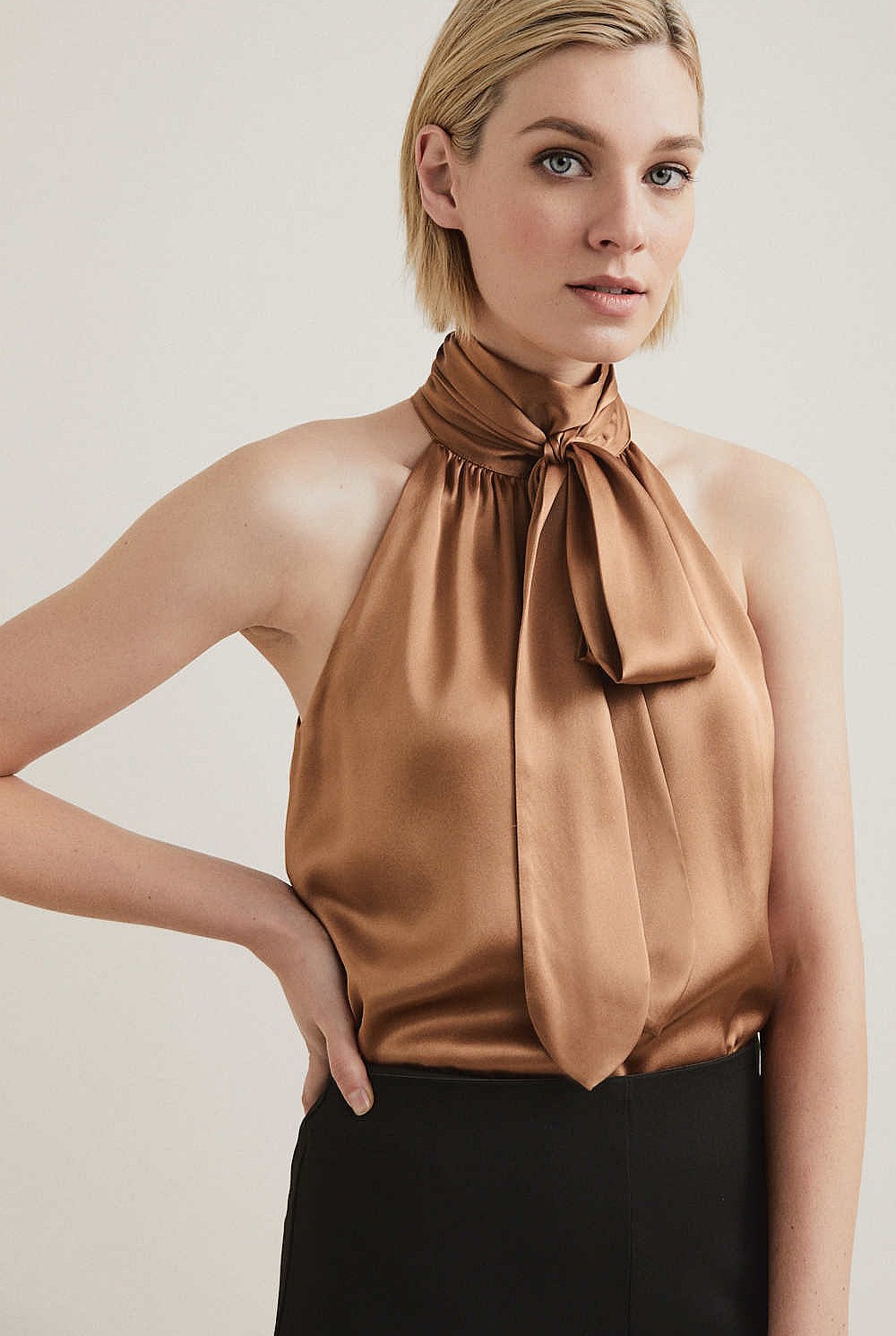 Tie Neck Blouse
