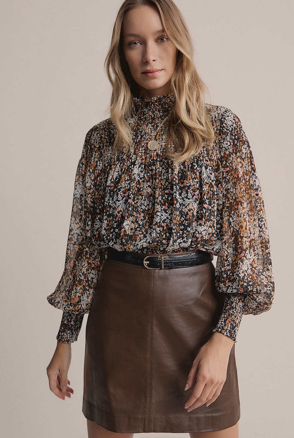 High Neck Blouse