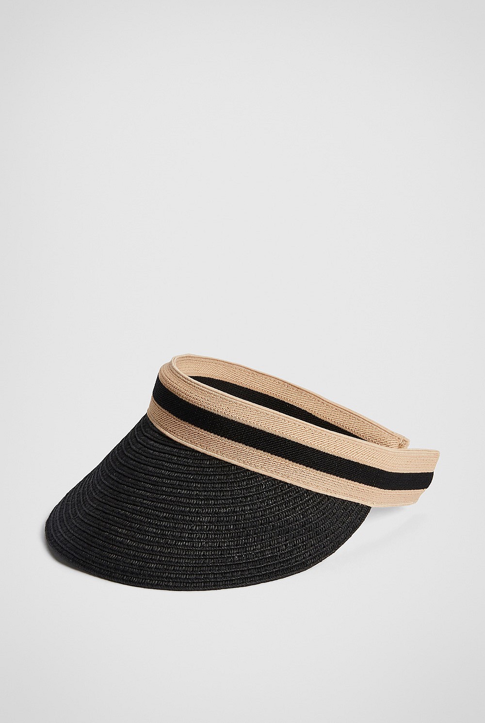 Stripe Trim Visor