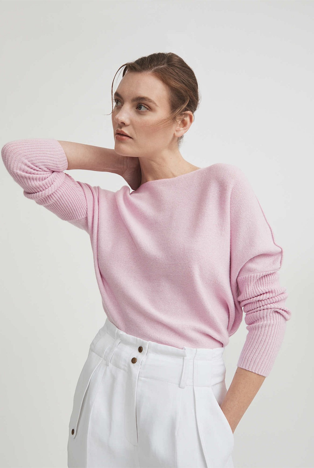 Drop Shoulder Knit