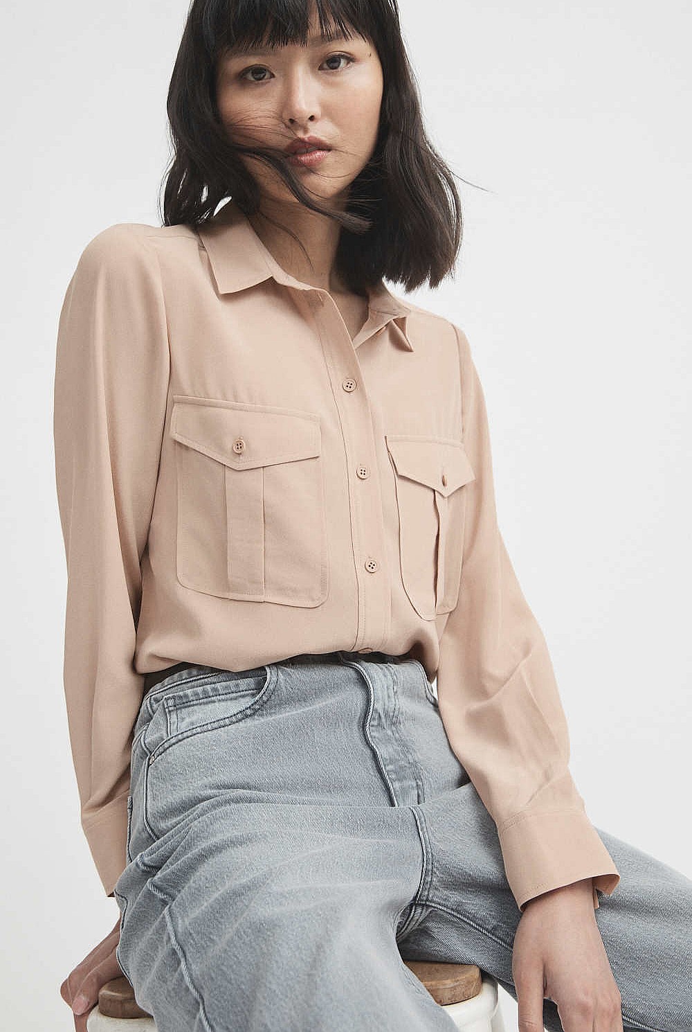 Silk Utility Shirt