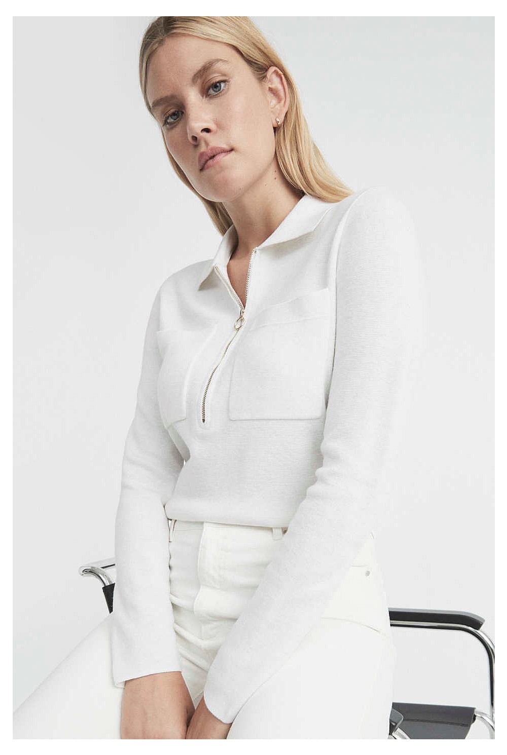 Long Sleeve Utility Knit