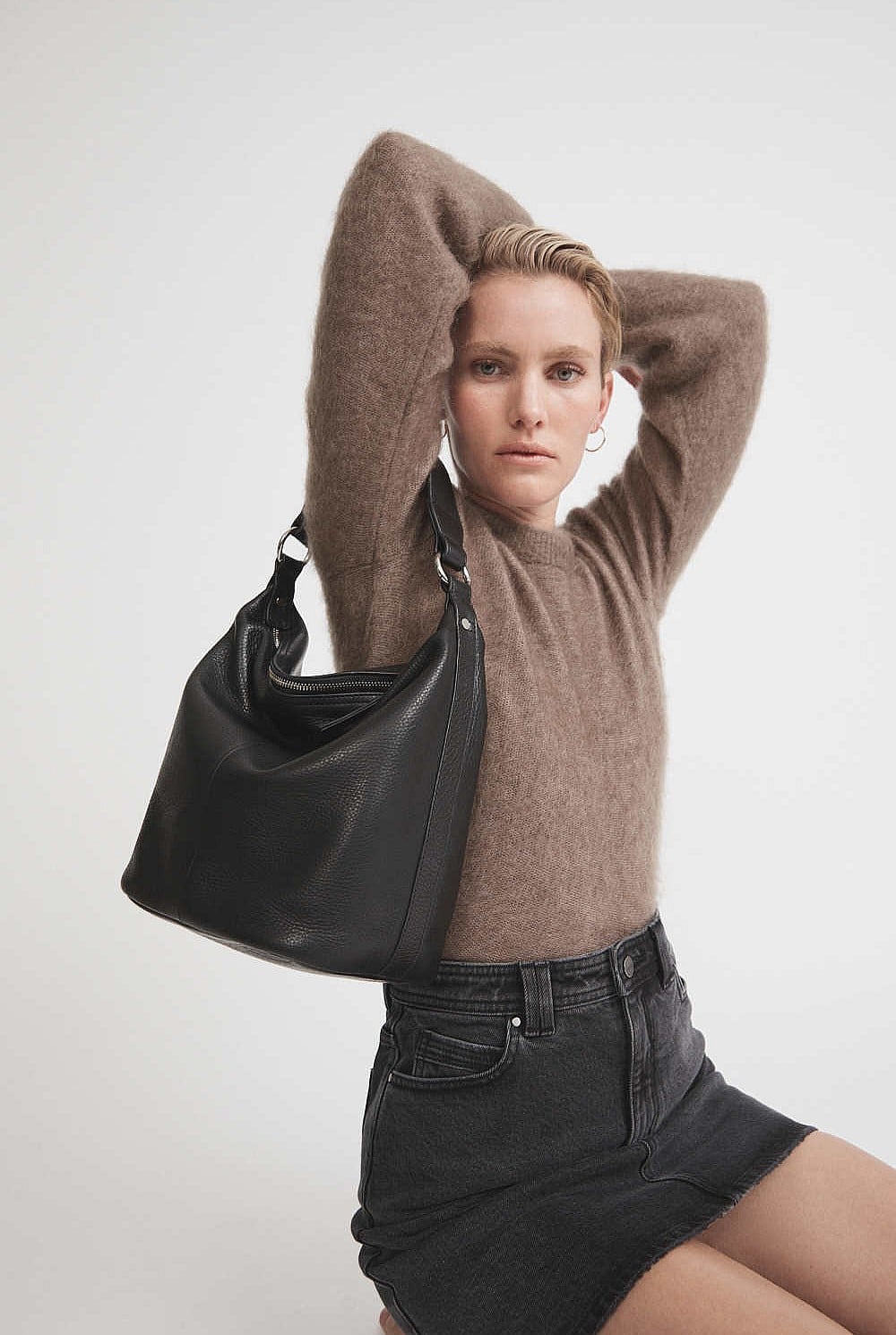 Pip Pebbled Hobo Bag