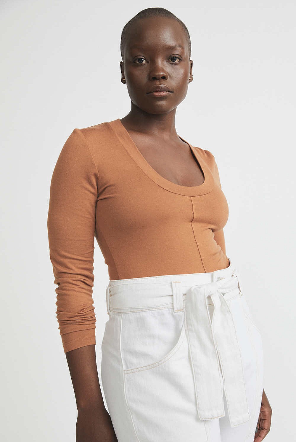 Open Neck Bodysuit