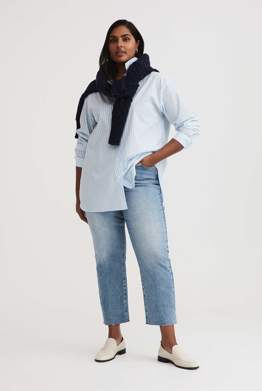 Stripe Cotton Shirt