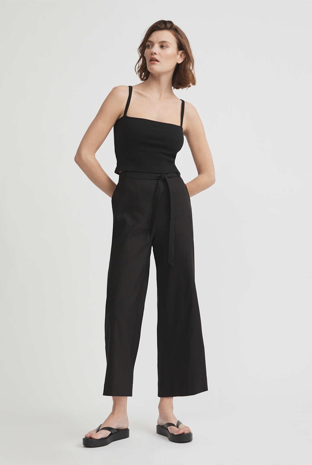 Stretch Linen Pant