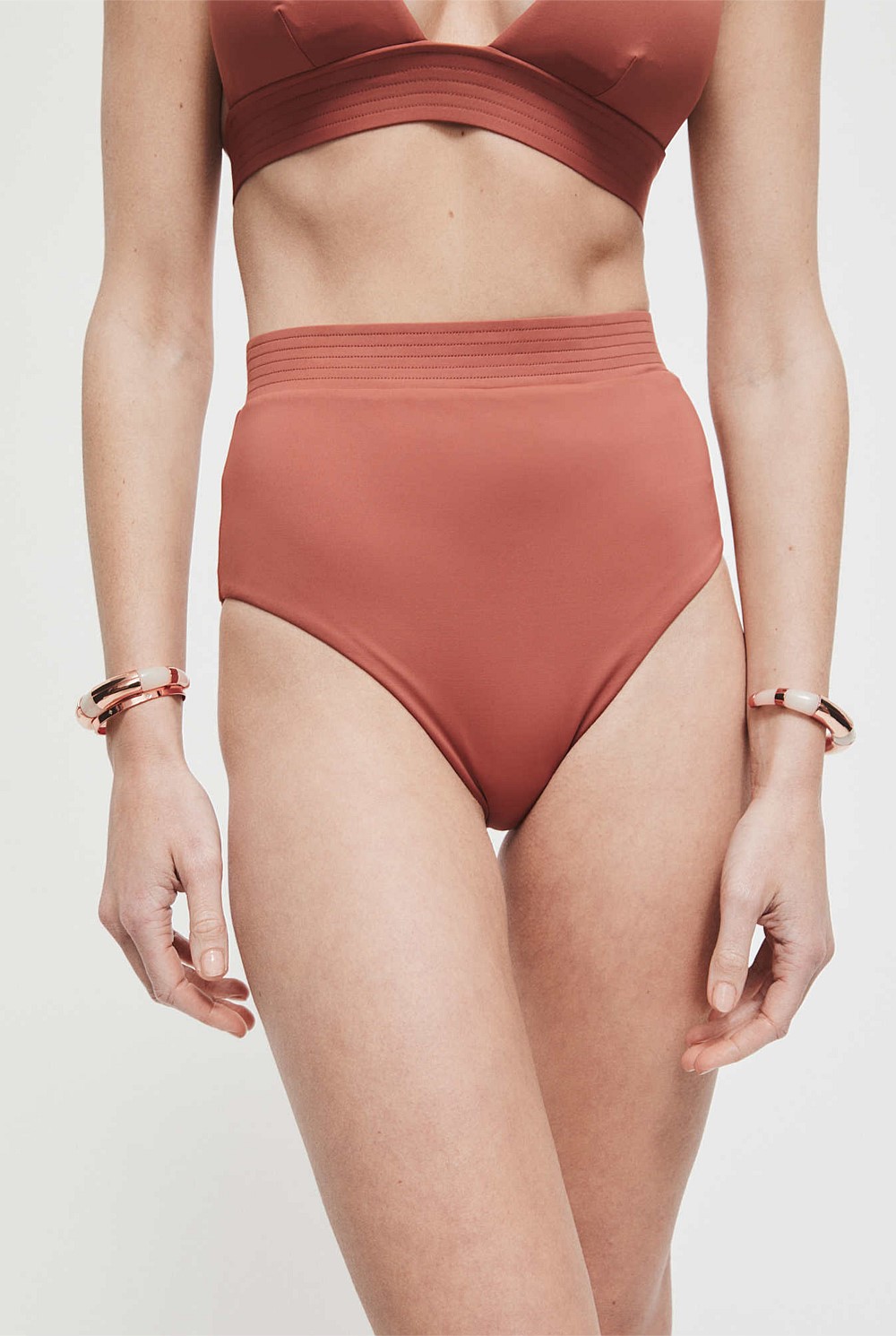 High Waist Swim Bottom
